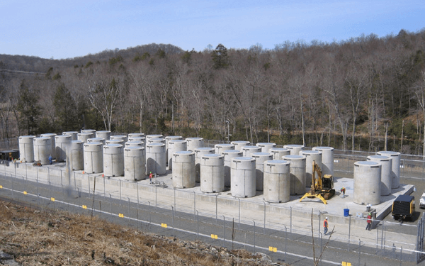Interim storage facility for spent nuclear fuel