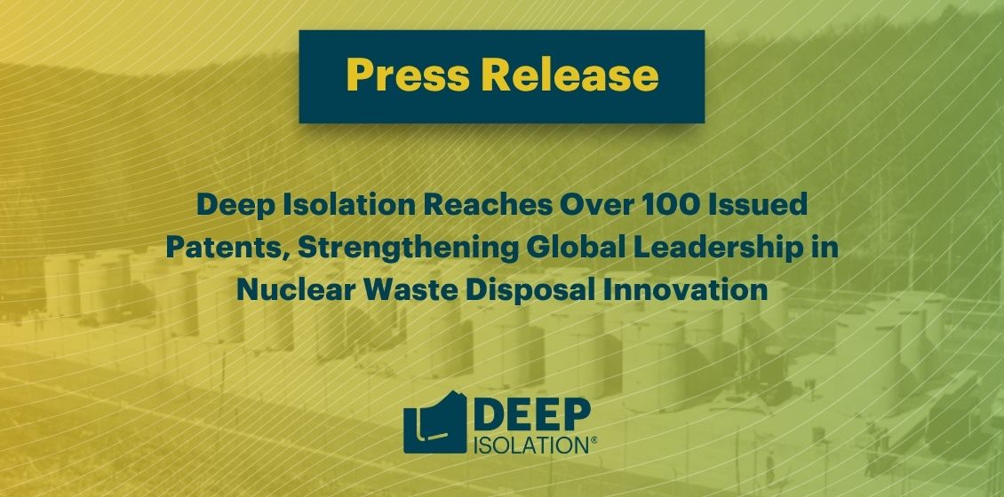 Deep Isolation Reaches over 100 Issued Patents