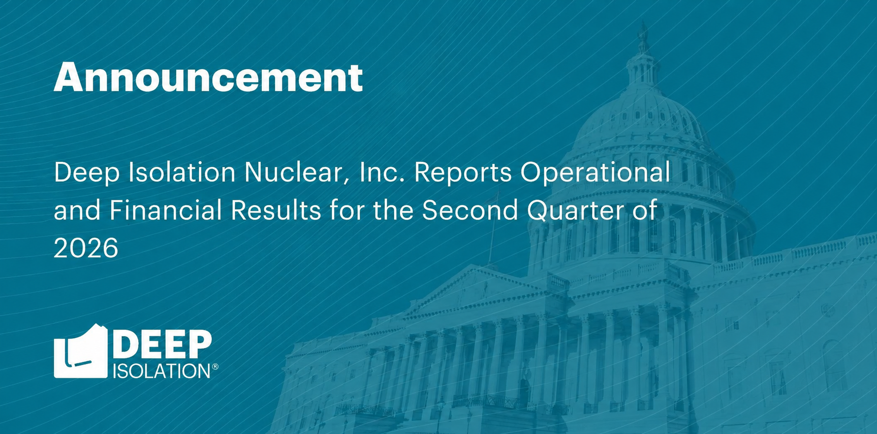 Operational and Financial Results for the Second Quarter of 2026